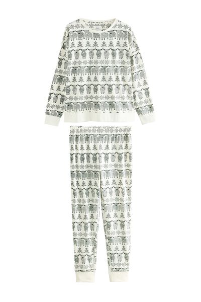 Next Pyjama Langärmeliger Familien-Schlafanzug, Weihnachten (2 günstig online kaufen