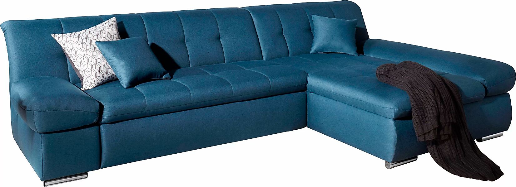 DOMO collection Ecksofa »Mona L-Form«, wahlweise mit Bettfunktion günstig online kaufen