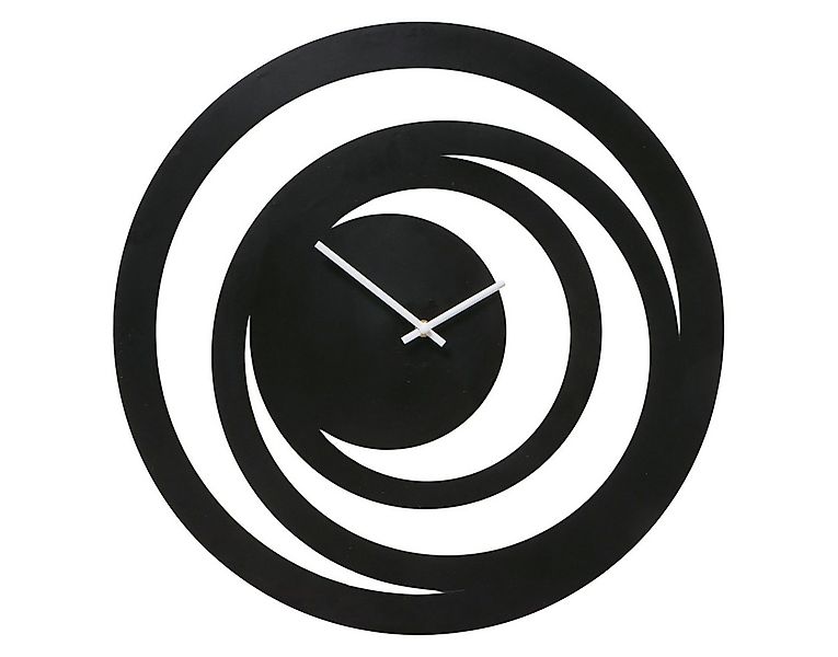 BOLTZE GRUPPE GmbH Wanduhr NELLO, Ø 50 cm, Schwarz, Metall, Batteriebetrieb günstig online kaufen