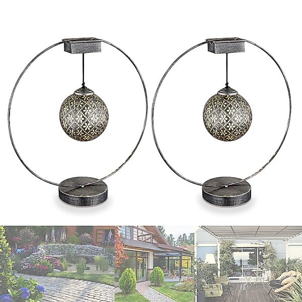 bmf-versand LED Solarleuchte Solarleuchte Garten Ring günstig online kaufen
