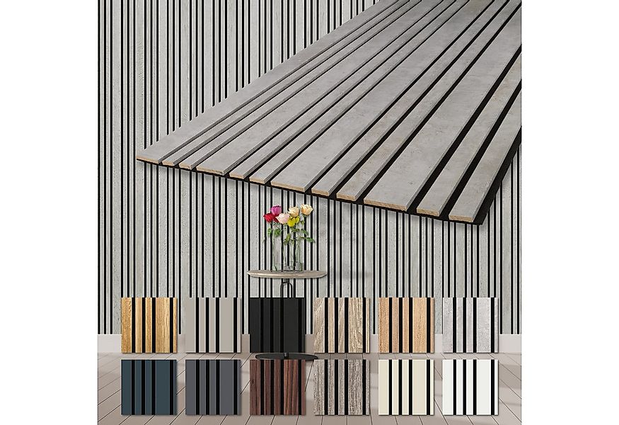 Hexim Wandpaneel, (Akustikpaneele 278x60cm Holz Mila - flexible Holzpaneele günstig online kaufen