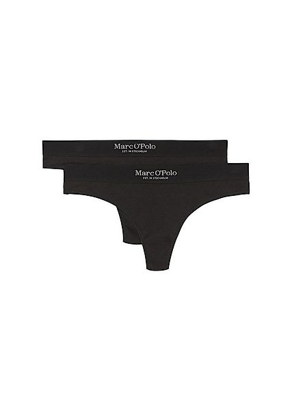 Marc O'Polo Tanga Iconic Rib (2er Pack) elastisch, Feinripp, Cotton-Mix, we günstig online kaufen