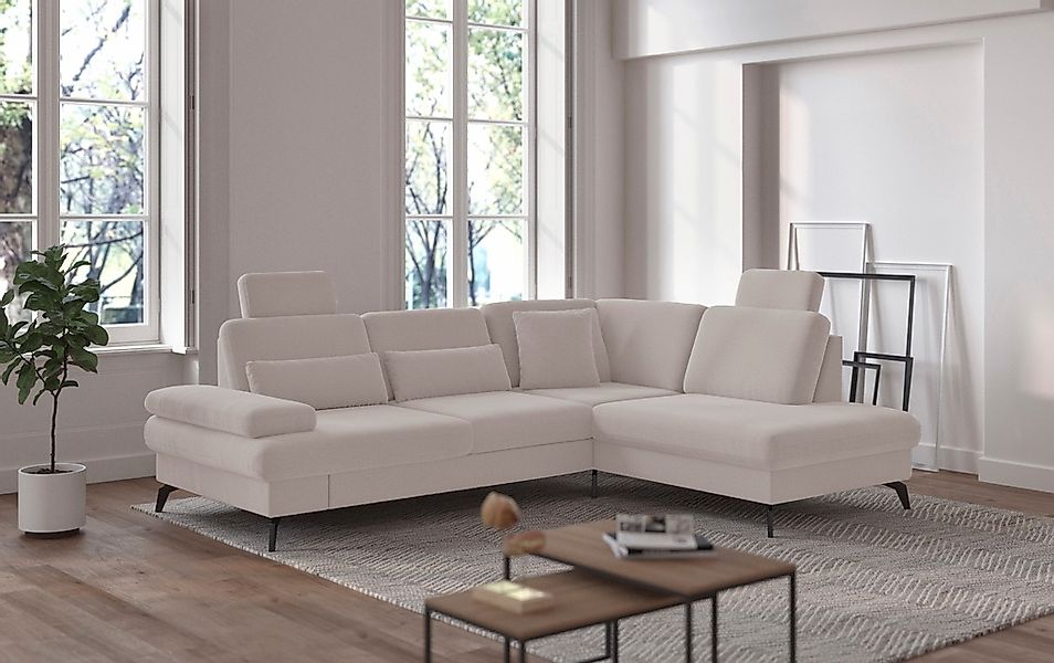 sit&more Ecksofa »Morris L-Form, inkl. Sitztiefenverstellung« wahlweise mit günstig online kaufen