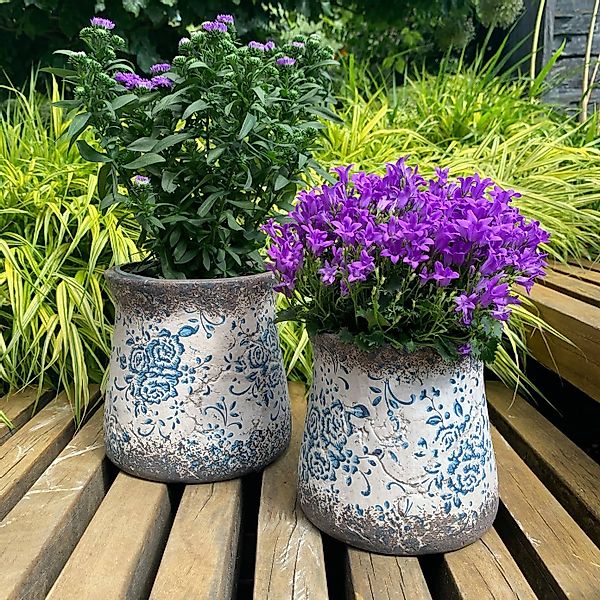 K&L Wall Art Übertopf Beton Blumentopf günstig online kaufen