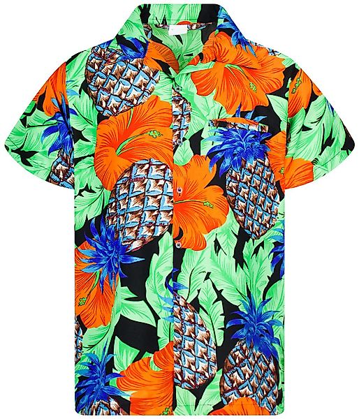 King Kameha Hawaiihemd Pineapple Hibiscus Funky günstig online kaufen
