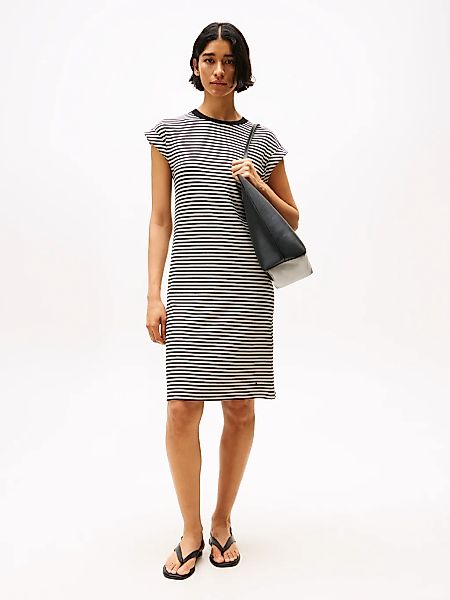 Tommy Hilfiger Shirtkleid "RIB SHORT REG TEE DRS" günstig online kaufen