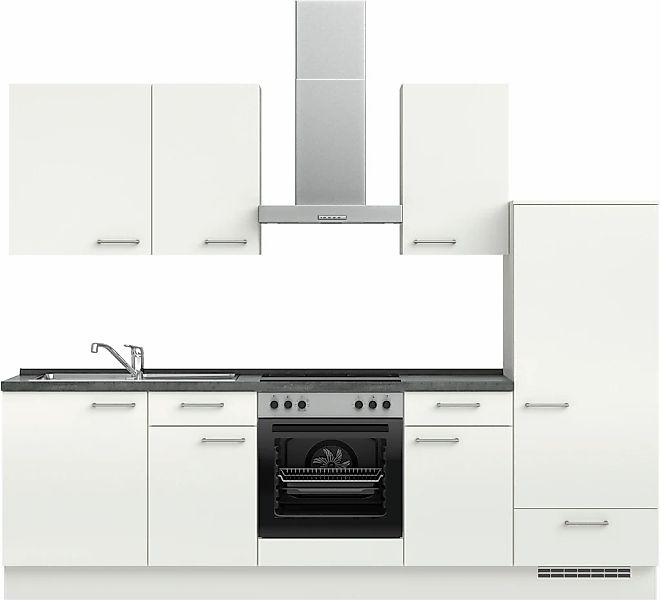 nobilia Küchenzeile ""Laser I", Ausrichtung wählbar, Breite 270 cm" vormont günstig online kaufen