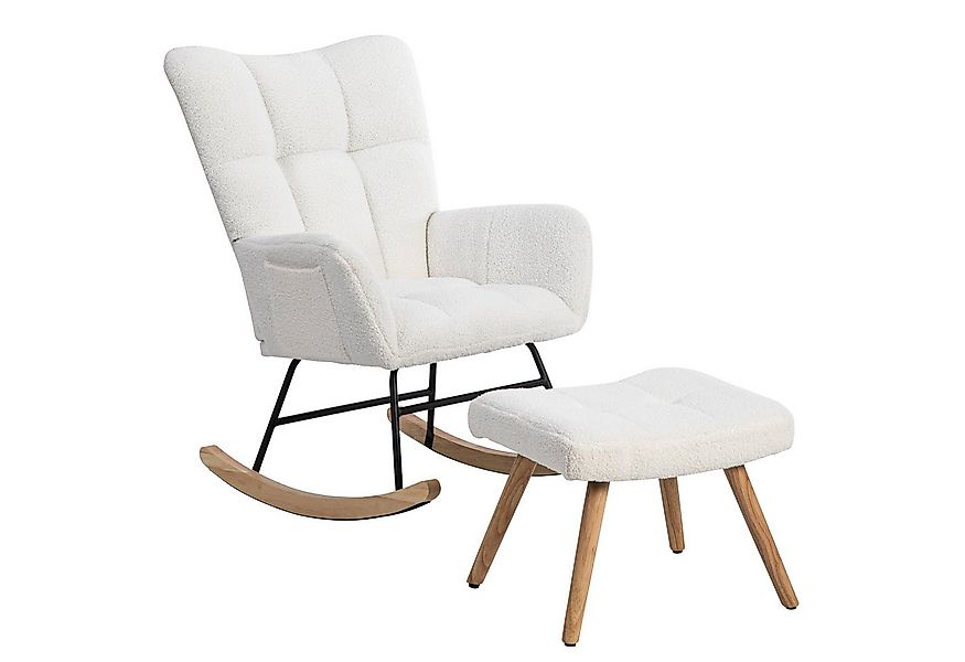 OKWISH Schaukelstuhl Belastbarkeit 250 lbs (Loungesessel, 2 St), mit stabil günstig online kaufen