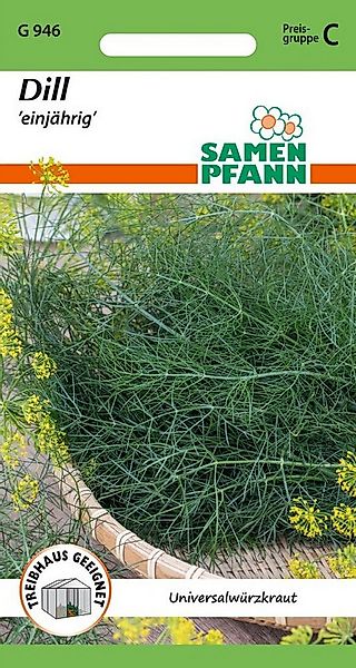 SAMEN PFANN Kräutersamen Dill - Dill-Samen Kräuter-Samen Gewürz Saatgut Sam günstig online kaufen