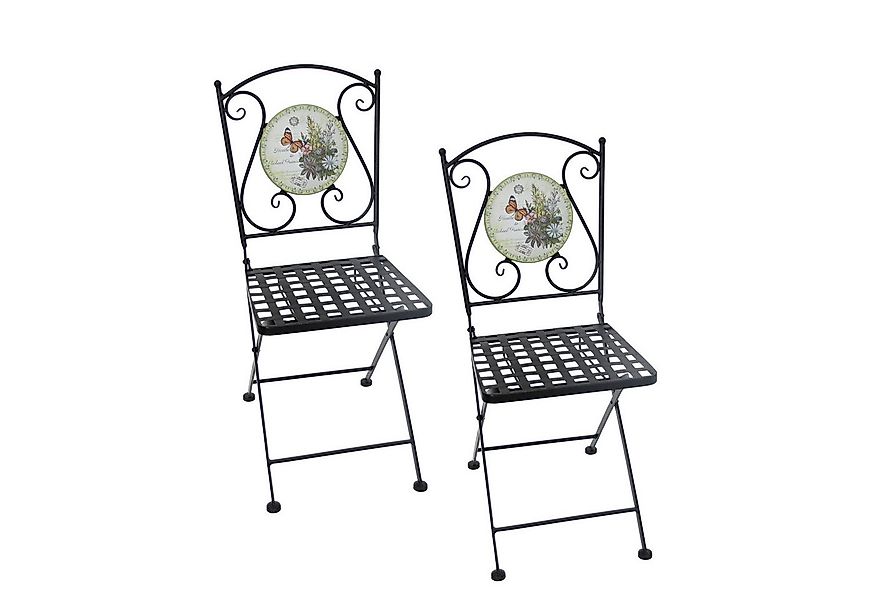 HTI-Living Gartenstuhl Gartenstühle 2 Stück Celia Schmetterling (Set, 2 St) günstig online kaufen