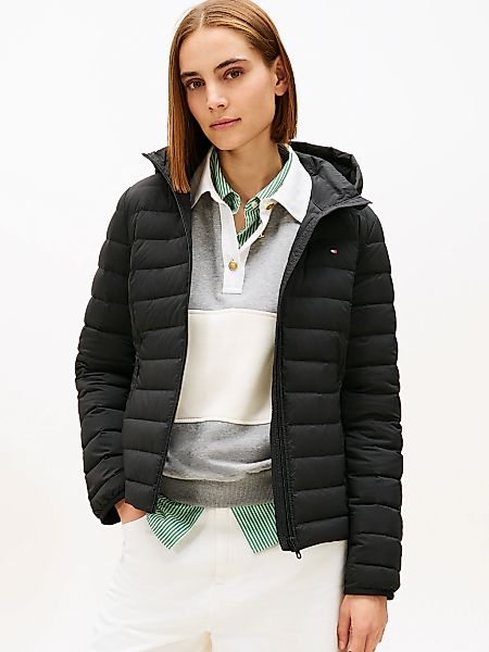 Tommy Hilfiger Steppjacke "STRETCH NYLON LW DOWN JACKET" mit Kapuze günstig online kaufen