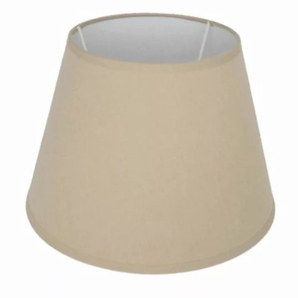 B & S Lampenschirm aus Stoff sand Ø 30 cm E14/E27 Fassungen  Erwachsene günstig online kaufen