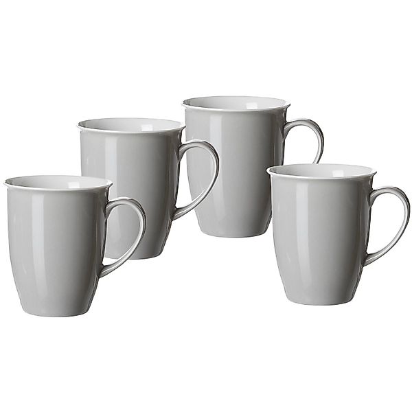 Ritzenhoff & Breker Doppio Kaffeebecher 320 ml 4er Set Grau günstig online kaufen