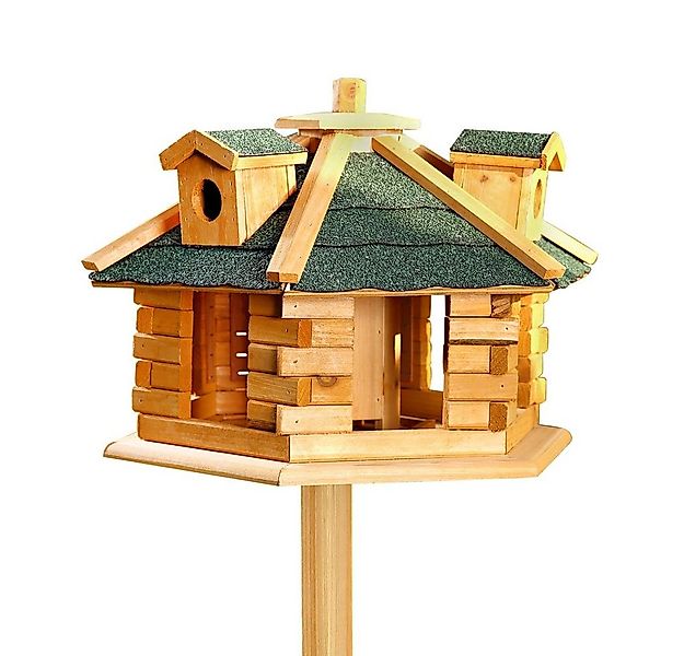 Feel2Home Vogelhaus XXL 48 cm Vogelfutterhaus Vogelhäuschen Vogelhäuser ver günstig online kaufen