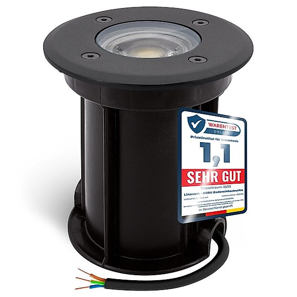 linovum LED Gartenstrahler BORU Bodeneinbaustrahler IP67 günstig online kaufen