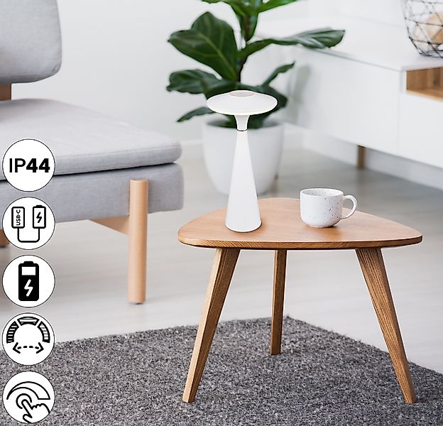 Reality Leuchten LED Tischleuchte TORREZ, Dimmfunktion, günstig online kaufen