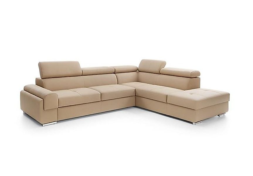 JVmoebel Ecksofa Ecksofa L-form Garnitur Eckcouch mit Bettkasten Sofa Wohnl günstig online kaufen