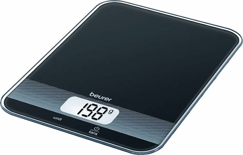 BEURER Küchenwaage "KS 19 flaches Design mit 16 mm, leicht zu reinigende Gl günstig online kaufen