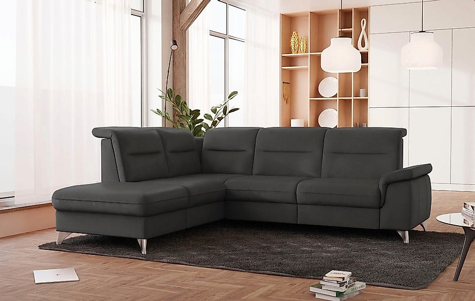 sit&more Ecksofa "Astoria L-Form" wahlweise mit motorischer Relaxfunktion günstig online kaufen