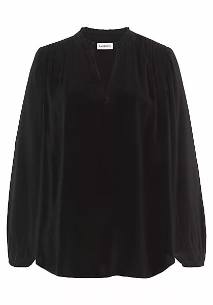 LASCANA Schlupfbluse, mit langen Ärmeln, leichte Damenbluse, casual-chic, f günstig online kaufen