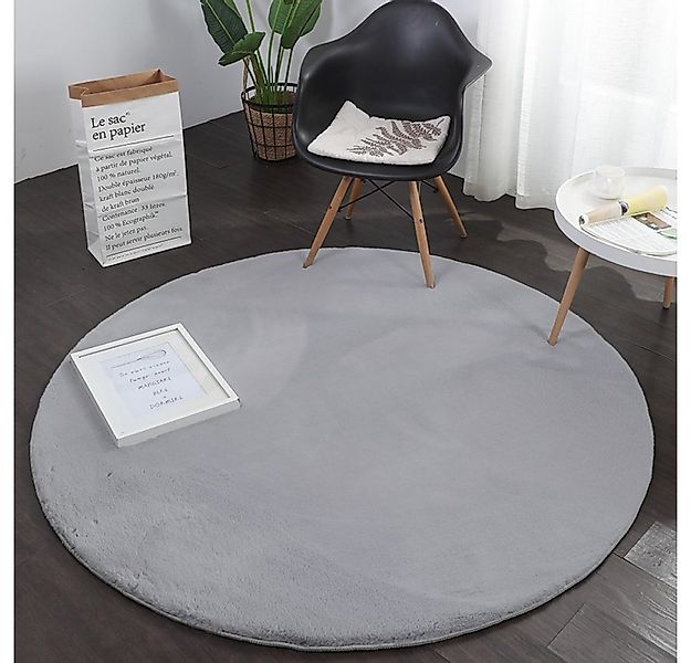 Vimoda Hochflor-Teppich Kunstfell Teppich, Flauschiger Hochflor Wohnzimmer günstig online kaufen