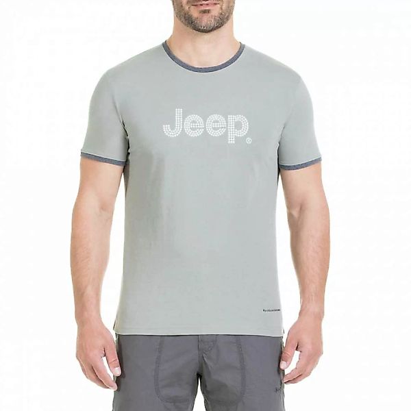 Jeep O100795e069 Kurzärmeliges T-shirt 2XL Light Green günstig online kaufen