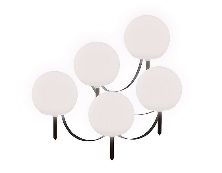 Livarno home Gartenleuchte Livarno home LED-Bodenlichterkette 5er dimmbar Z günstig online kaufen