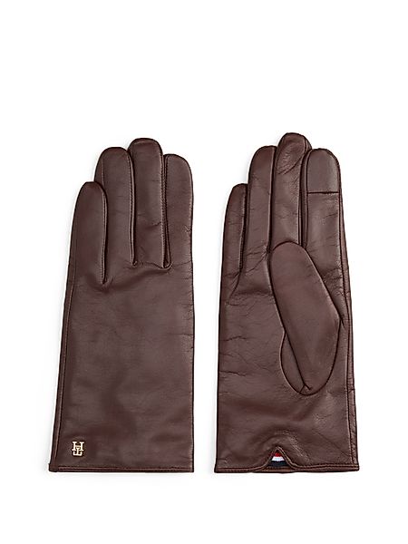 Tommy Hilfiger Lederhandschuhe "TH ELEVATED CHIC LEATHER", Finderhandschuhe günstig online kaufen