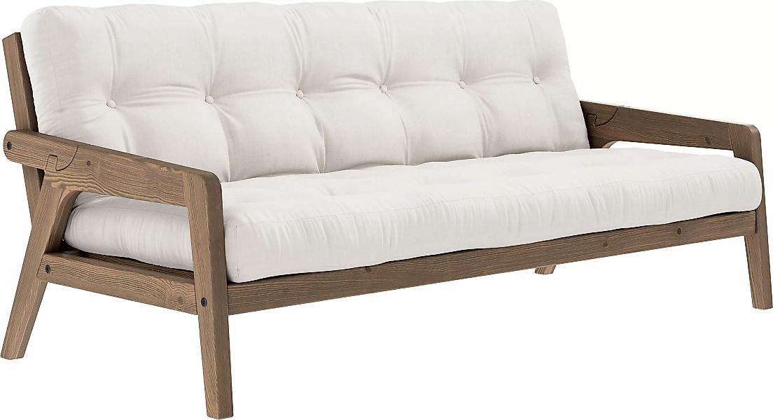 Karup Design Schlafsofa, Mit Holzstruktur, inkl. Futonmatratze, Liegefläche günstig online kaufen