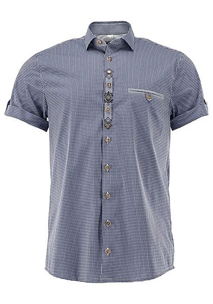 OS Trachten Trachtenhemd Zacla Regular Fit, Haifischkragen, Paspeltasche, v günstig online kaufen