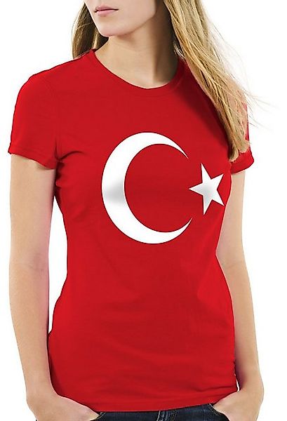 style3 T-Shirt Türkei Turkey Türkiye Flagge istanbul Flag Mond Stern rot er günstig online kaufen