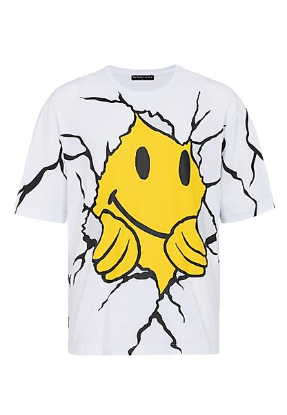 RedBridge T-Shirt mit Smiley-Print Trendiges Oversize günstig online kaufen
