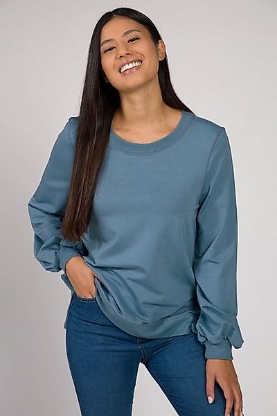 Gina Laura Sweatshirt Sweatshirt Identity Boxy Fit Rundhals günstig online kaufen