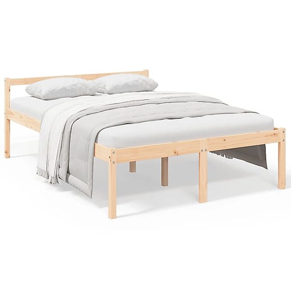 vidaXL Seniorenbett 140x200 cm Massivholz Kiefer 810614 günstig online kaufen