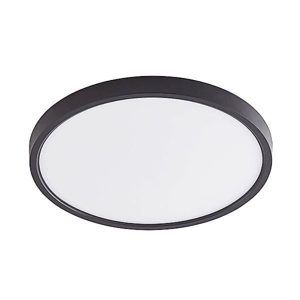 Lindby LED Deckenleuchte Pravin 10013265 Modern in Schwarz 1-flammig Wohnzi günstig online kaufen