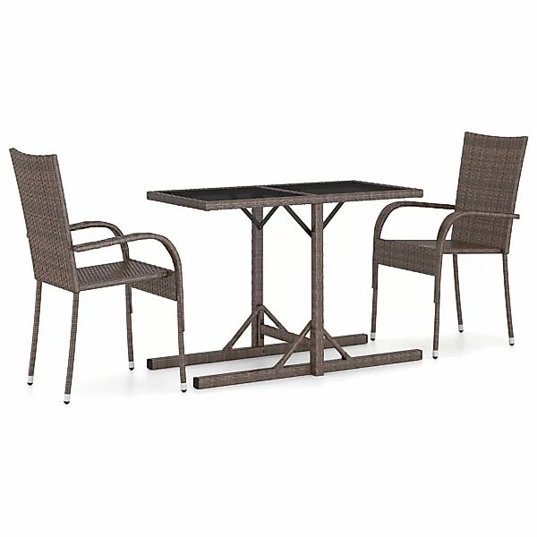 3-tlg. Garten-essgruppe Braun günstig online kaufen