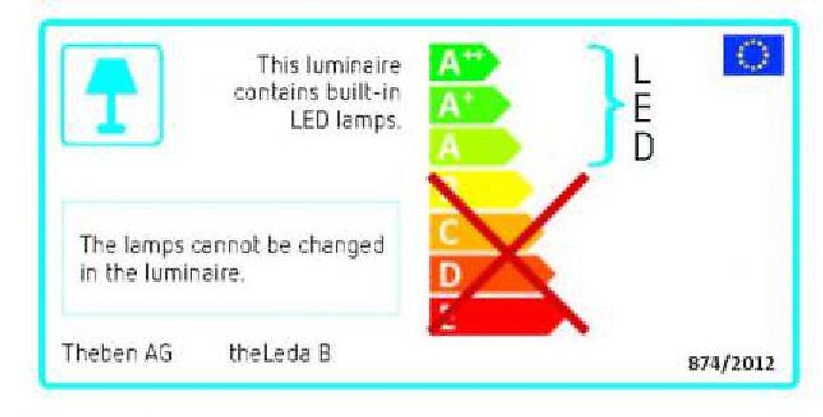 Theben LED-Strahler 50W 5600K 3600lm theLeda B50L weiß - 1020687 günstig online kaufen