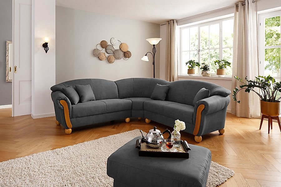Home affaire Ecksofa Milano Vintage, L-Form, günstig online kaufen