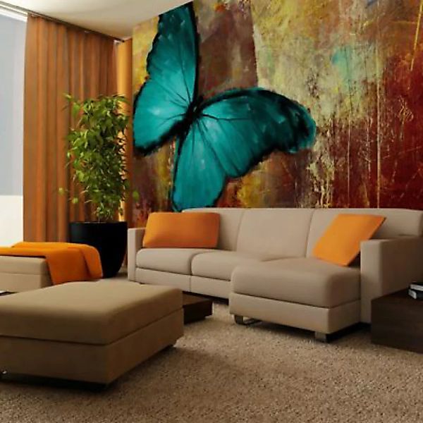 artgeist Fototapete Painted butterfly mehrfarbig Gr. 400 x 270 günstig online kaufen