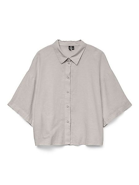 Vero Moda Hemdbluse VMLINN LINEN 2/4 SHORT SHIRT WVN NOOS günstig online kaufen