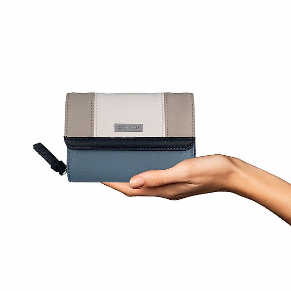 TOM TAILOR Geldbörse "Juna" aus soft genarbtem ledrigen Material mit glänze günstig online kaufen