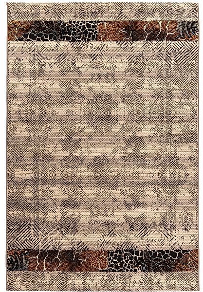Gino Falcone Teppich "Outdoor-Africa 43" rechteckig 5 mm Höhe Flachgewebe, günstig online kaufen
