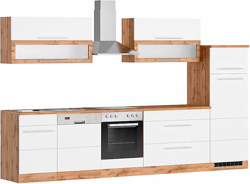HELD MÖBEL Küchenzeile "Wien", Breite 330 cm, wahlweise mit E-Geräten günstig online kaufen