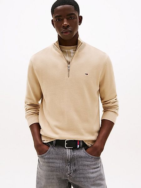 Tommy Jeans Strickpullover TJM SLM ESS LIGHT ¼ ZIP SWTR EXT Mit Rundhalsaus günstig online kaufen