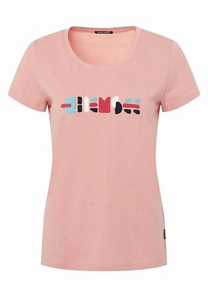 Chiemsee Print-Shirt T-Shirt mit appliziertem Label-Schriftzug 1 günstig online kaufen