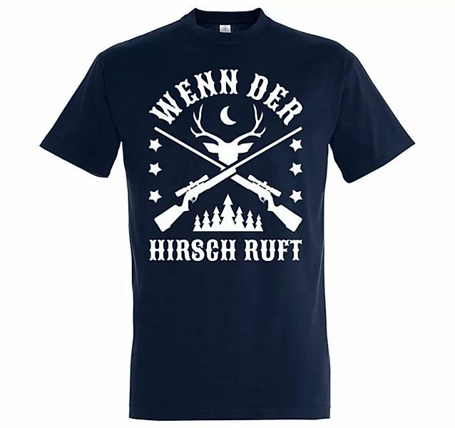 Youth Designz T-Shirt "Wenn Der Hirsch Ruft" Herren Shirt mit trendigem Fro günstig online kaufen