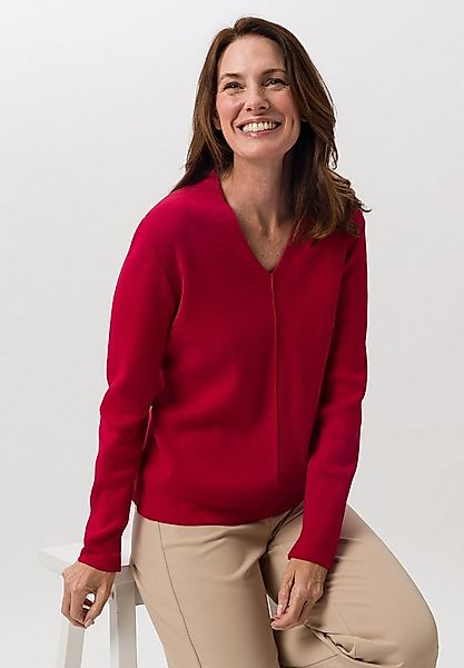 FRANK WALDER Strickpullover aus Cotton-Feinstrick günstig online kaufen