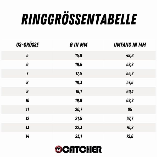 Eyecatcher Fingerring Anti-Stress-Ring mit drehbarer Kette günstig online kaufen