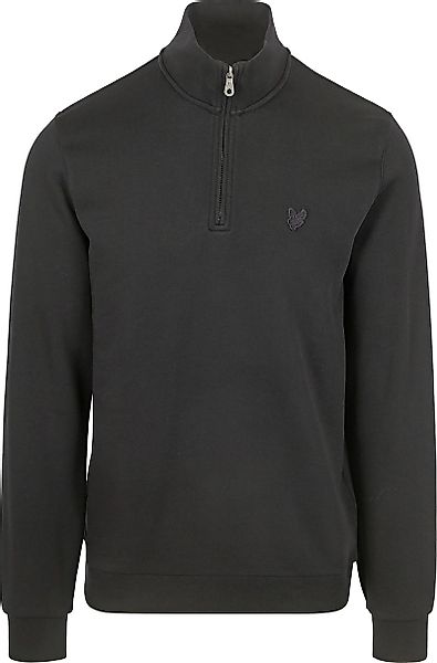 Lyle & Scott Half Zip Pull Tonal Schwarz - Größe L günstig online kaufen
