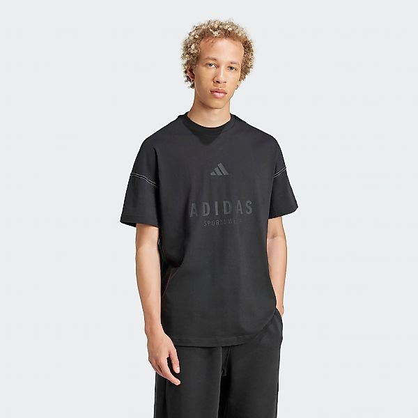 adidas Sportswear T-Shirt "ALL SZN GRAPHIC" sportliche Passform, Rundhalsau günstig online kaufen
